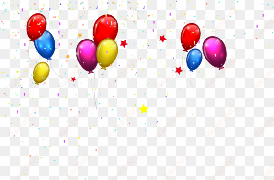 svg transparent download birthday cake happy to you - balloons and confetti png