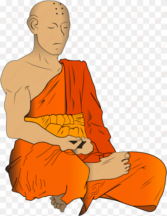 svg transparent library buddhist by shad wwatcher on - buddhist monk transparent background