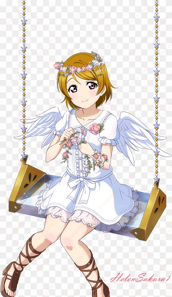 svg transparent stock hanayo imgur - love live hanayo angel