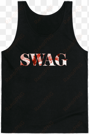 swag flowers tank top - active tank