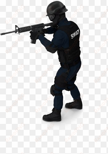 swat download transparent png image - police with gun png