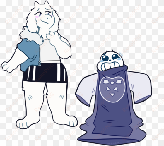 sweater swap clipart royalty free - toriel and sans fanart