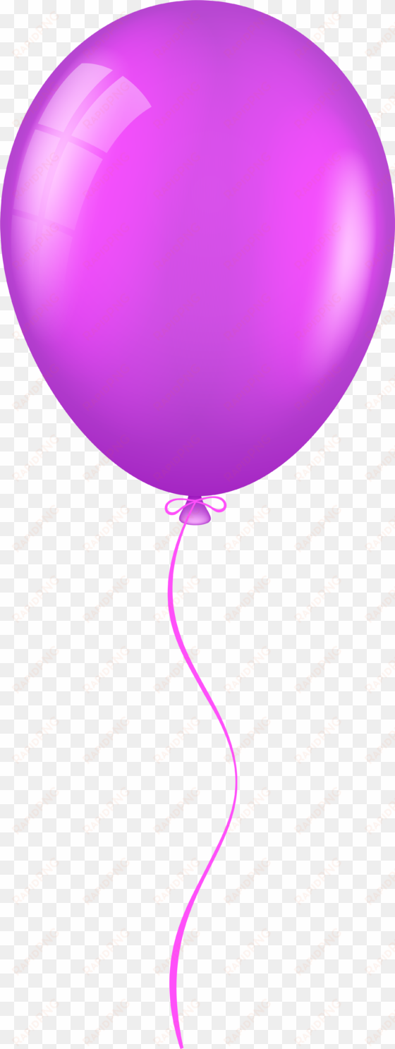 sweet birthday free balloon - transparent background purple balloon clipart