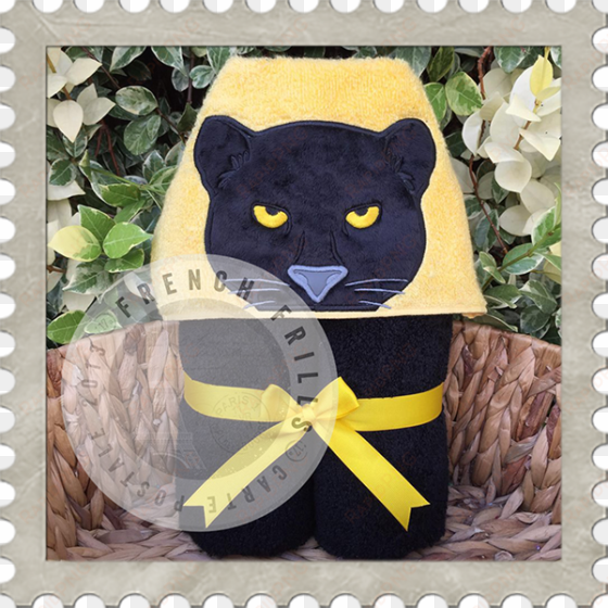 sweet n sassy fka french frills embroidery designs, - black panther