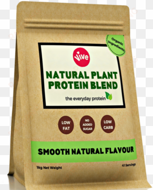 sweetener-free vegan protein powder, smooth natural - veganism