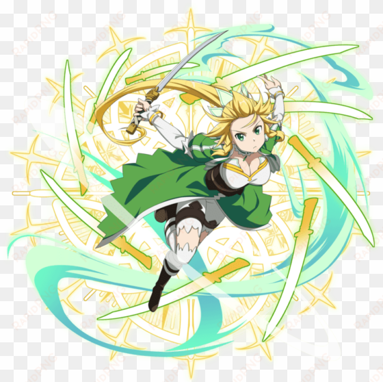 [swifty slash] leafa sword art online, online art, - swifty slash leafa