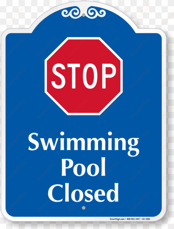 swimming pool is closed