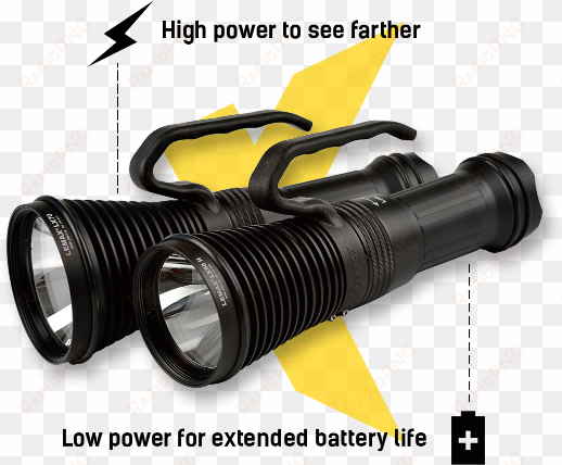 switchable power gives you flexibility when you need - searchlight