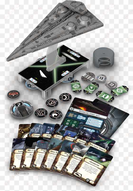 swm16 spread - fantasy flight games star wars: armada - interdictor