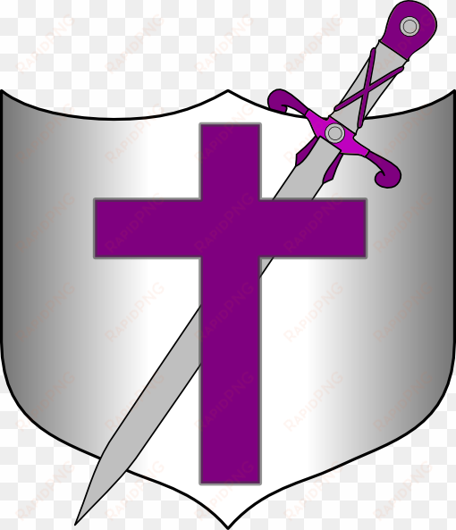 sword and shield clip art at clker - shield with cross and sword