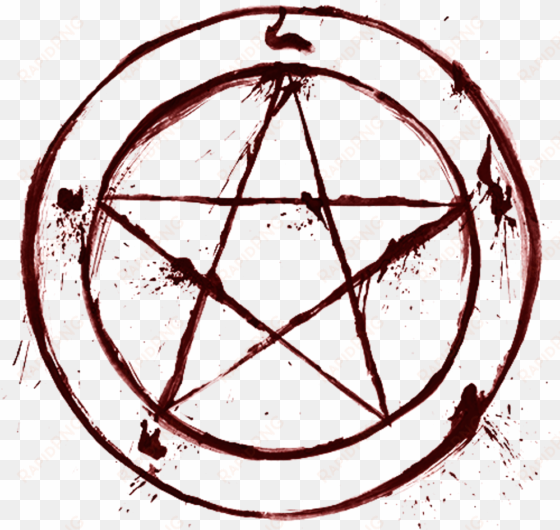 symbol blood bloody pentagram creepy cool png effects - pentacle png