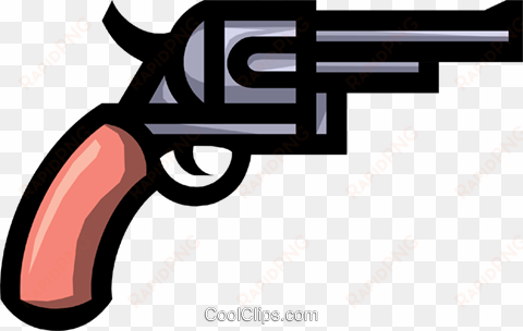 symbol of a handgun royalty free vector clip art illustration - handgun clipart
