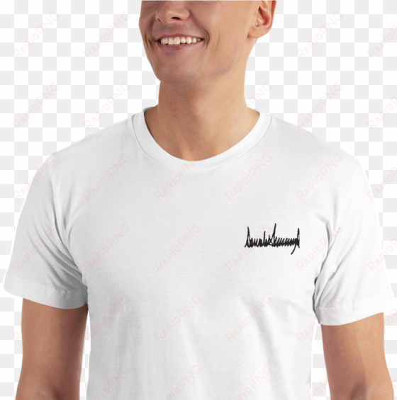 t "classical" embroidered t-shirt signature - t-shirt