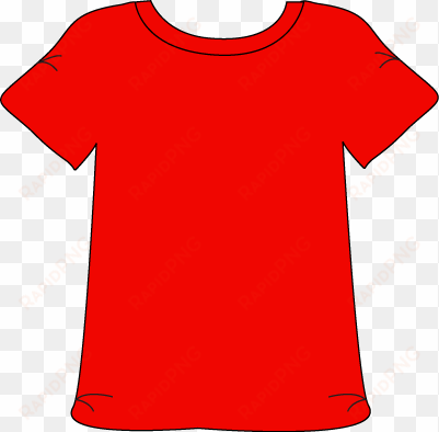 t shirt clipart - red t shirt clipart png