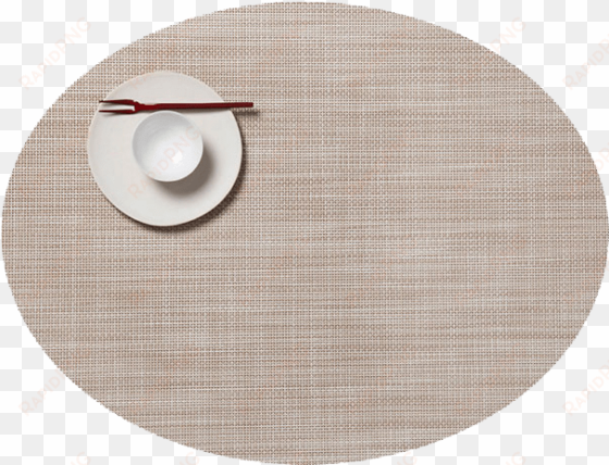 table - chilewich mini basketweave placemat oval