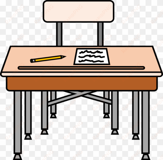 table desk pencil school drawing - desk clipart