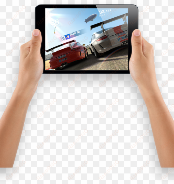 tablet in hands png image - hands holding ipad png