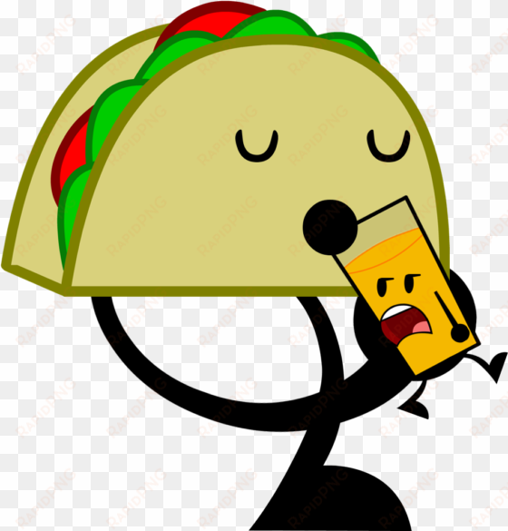 Taco Drinks O - Inanimate Insanity 2 Taco transparent png image