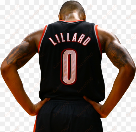 tag archives - wall - damian lillard portland trail blazers back basketball