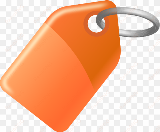 tag light orange - tag design vector png