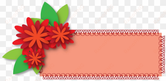 tag png free download - flower tag