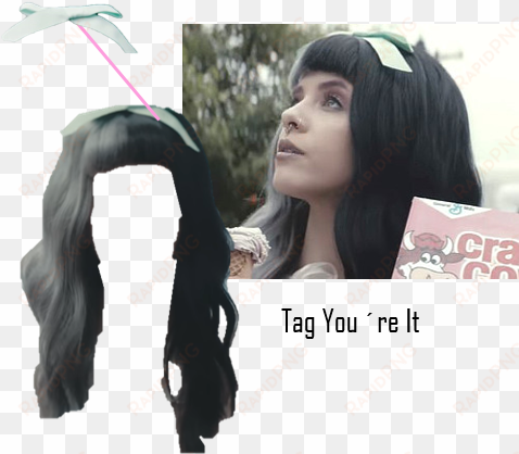 tag youre it hair - melanie martinez hair png