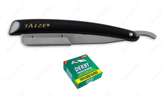 taize® straight razor - derby professional single edge razor blades (100 blades)