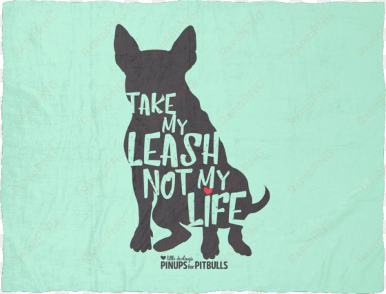 take my leash silhouette - t-shirt