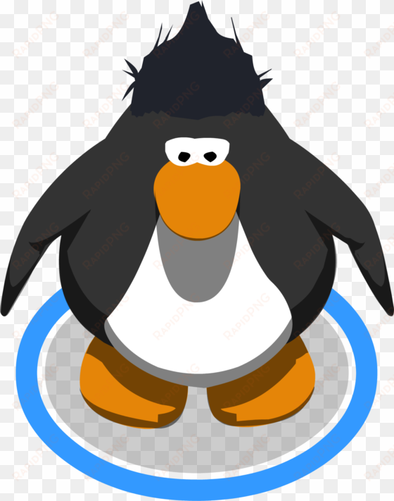 tallest haircut in game - red penguin club penguin