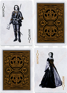 tally-ho british monarchy playing cards by lux playing