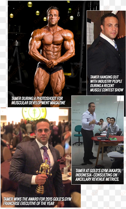 tamer is a 2-time mr - bodybuilding