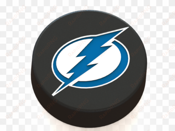 tampa bay lightning logo on ice hockey puck 3d print - car