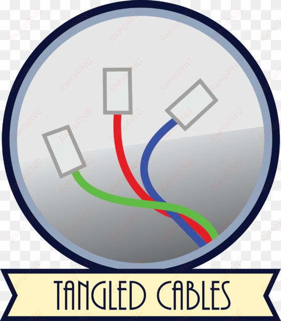 tangled cables podcast logo - tangled