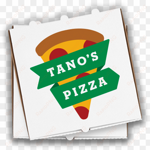 tanos pizza box new - tano's pizza belleville