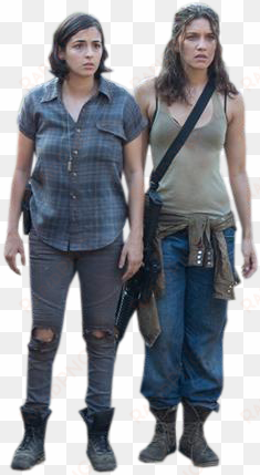 tara chambler and alisha jeffrey dean morgan, walking - tara and alisha the walking dead