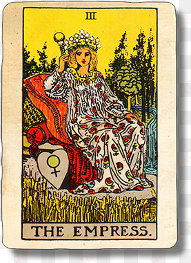 tarot card stickers messages sticker-0 - tarot cards the empress