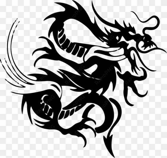 Tattoo Clip Art Dragon Drawing Legendary Creature - Dessin De Tatouage De Dragon Dans Les Yeux transparent png image
