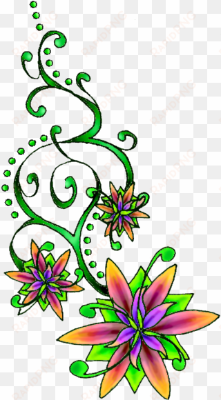 tattoo designs clipart png format - flower tattoo design png