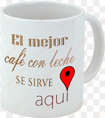 taza café con leche - secret santa gift for friends