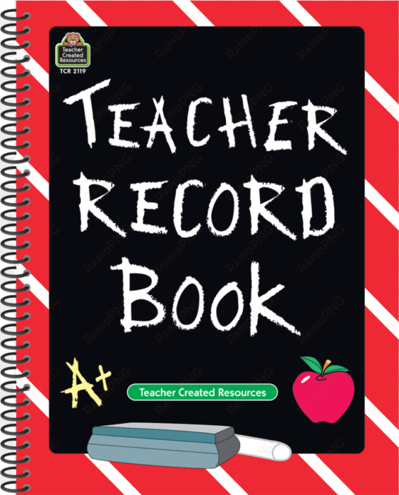 tcr2119 chalkboard teacher record book image - class record book for teachers