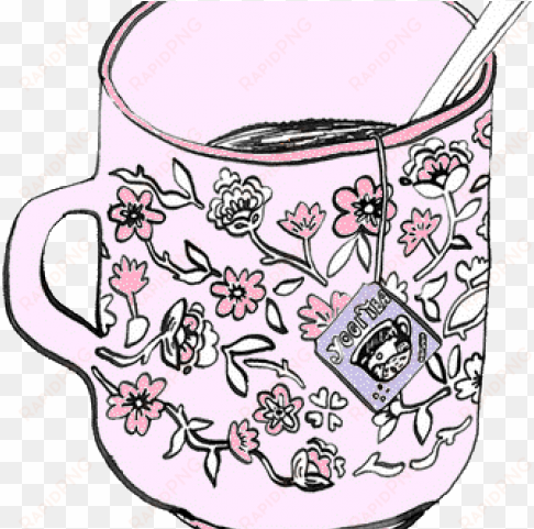 teacup clipart png tumblr - taza de cafe tumblr dibujo