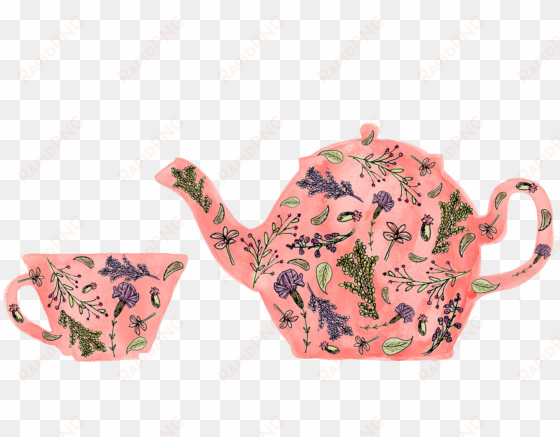 teapot and tea cup png - tea cup illustration png