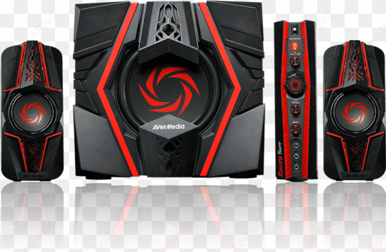 tech specs - - avermedia ballista trinity gaming speakers, 2.1 sound