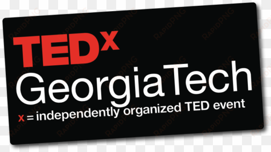 tedxgeorgiatech die cut logo sticker - tedxgeorgiatech