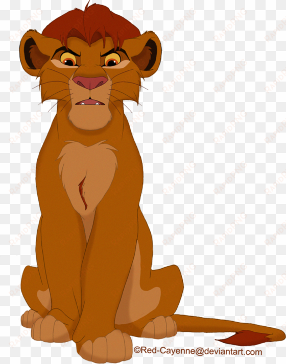 teen simba by red-cayenne on deviantart lion king simba's - lion king simba teen