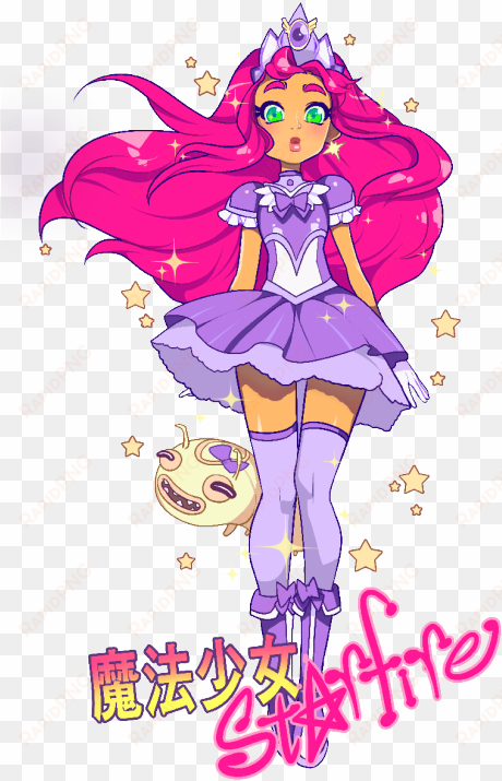 Teen Titans Starfire Milkyart I Havent Linearted In - Starfire Night Begins To Shine transparent png image