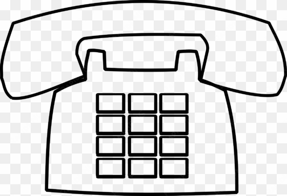 telephone png black and white download - telephone clipart black and white