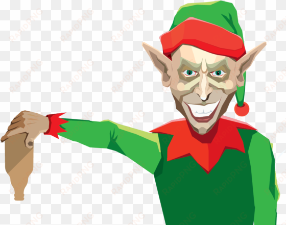 tell the grinch to get lost, and leave our drinks alone - christmas elf