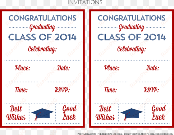 templates free graduation party invitation wording - number