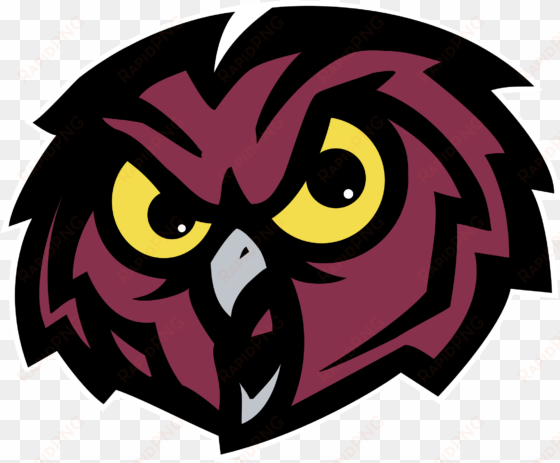 temple owls logo png transparent - temple university owl logo
